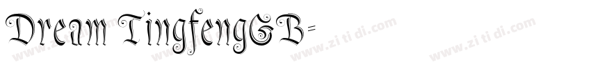 Dream TingfengGB字体转换